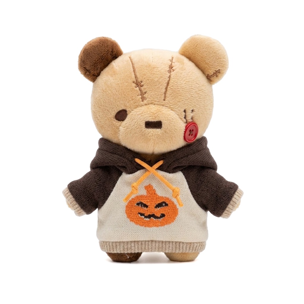 ぬいぐるみキーチェーン ミデル（ハロウィンパーカー付き）