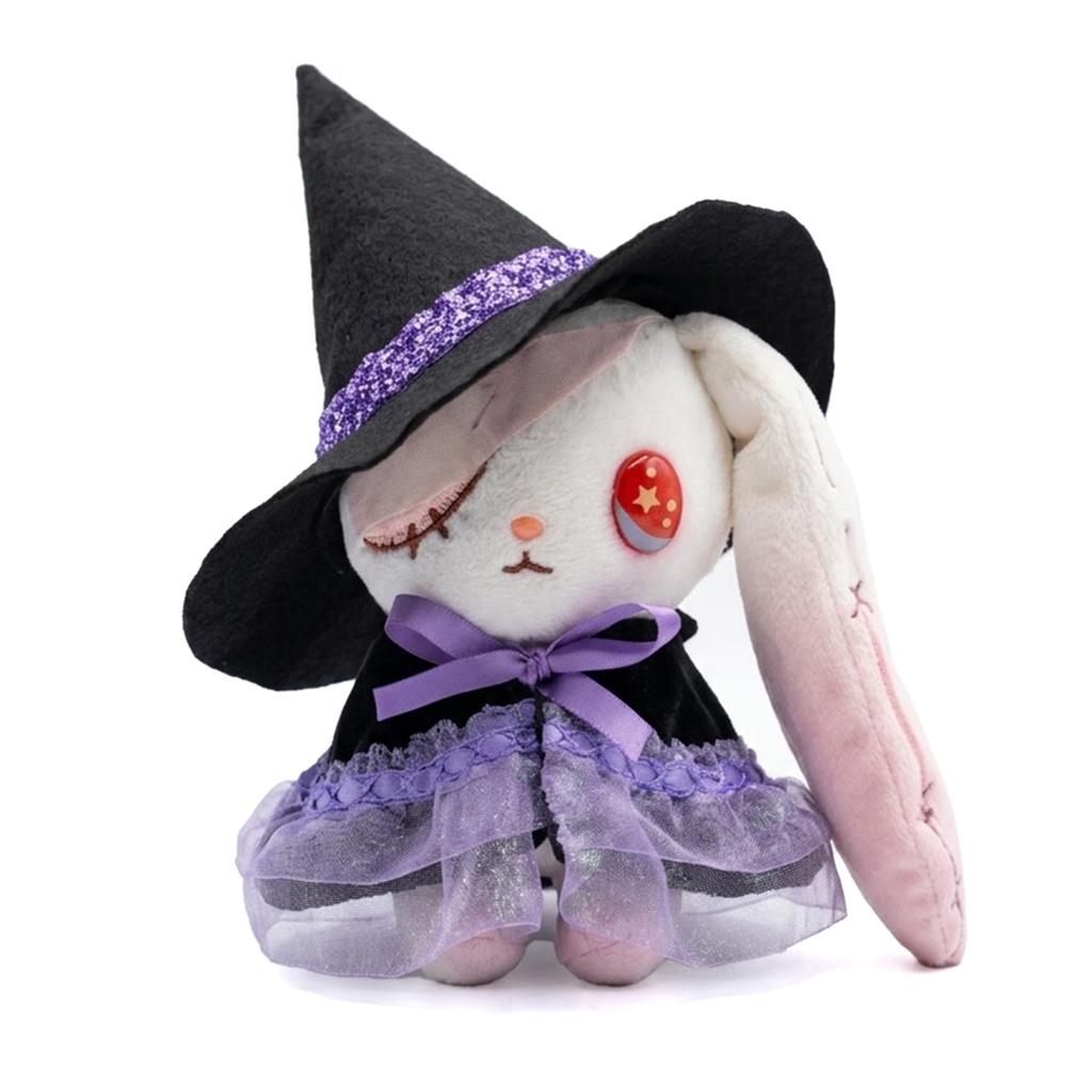 ぬいぐるみキーチェーン はみゅ（ハロウィンマント＆帽子付き）