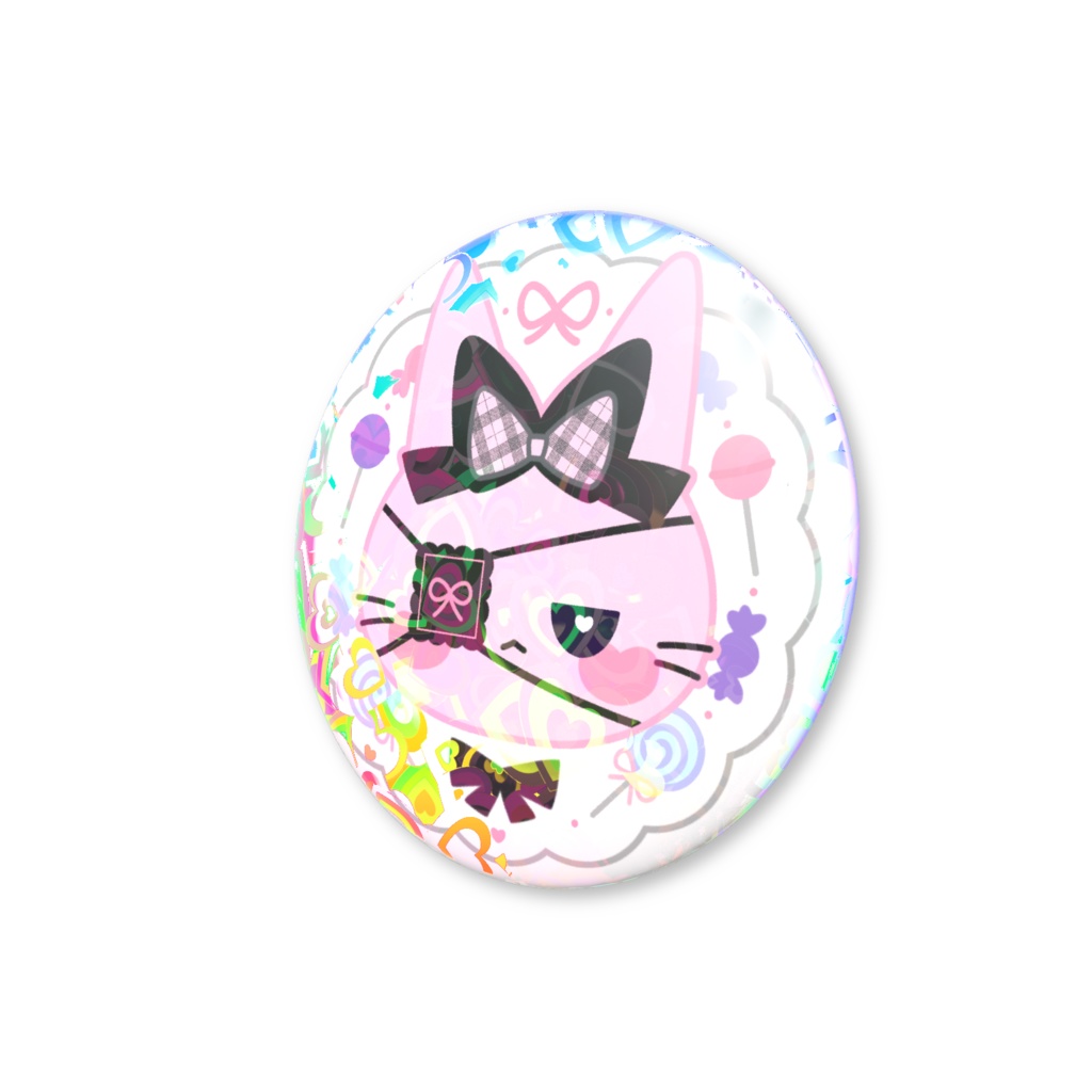 シンボルロゴ【ホログラム缶バッジ】(5サイズ)