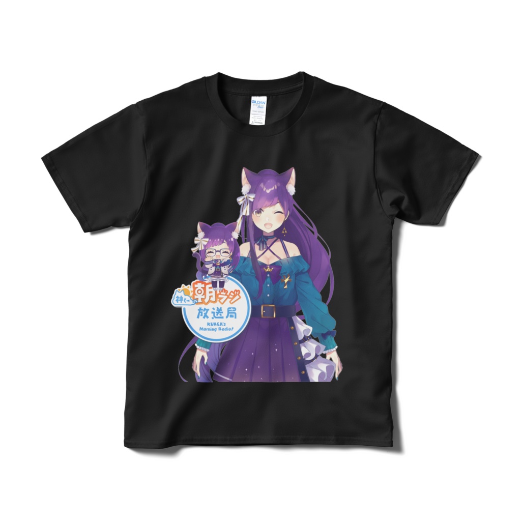 神城くれあ生誕記念サイン入り臣下Tシャツ黒