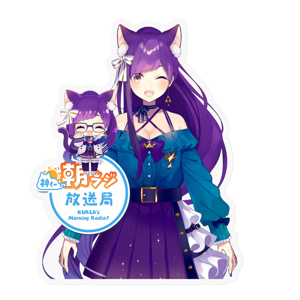 神城くれあ&ちびくれあ生誕記念ステッカー