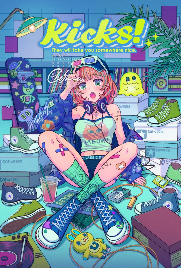 オリジナルイラスト集「Kicks!」
