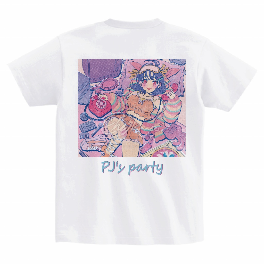  オリジナルTシャツ「PJ'y party」+ポストカードセット