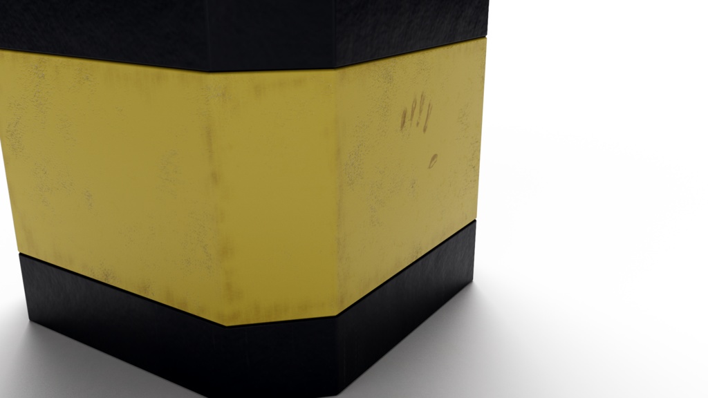 【VRChat想定】未来的/モダンなリサイクル箱 | Futuristic/Modern recycling bin