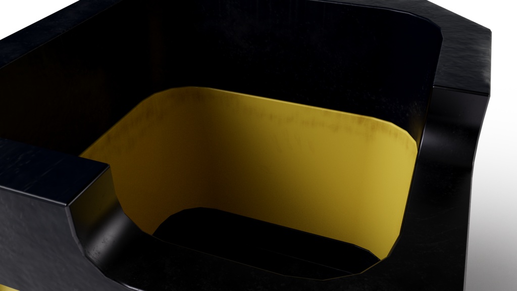 【VRChat想定】未来的/モダンなリサイクル箱 | Futuristic/Modern recycling bin