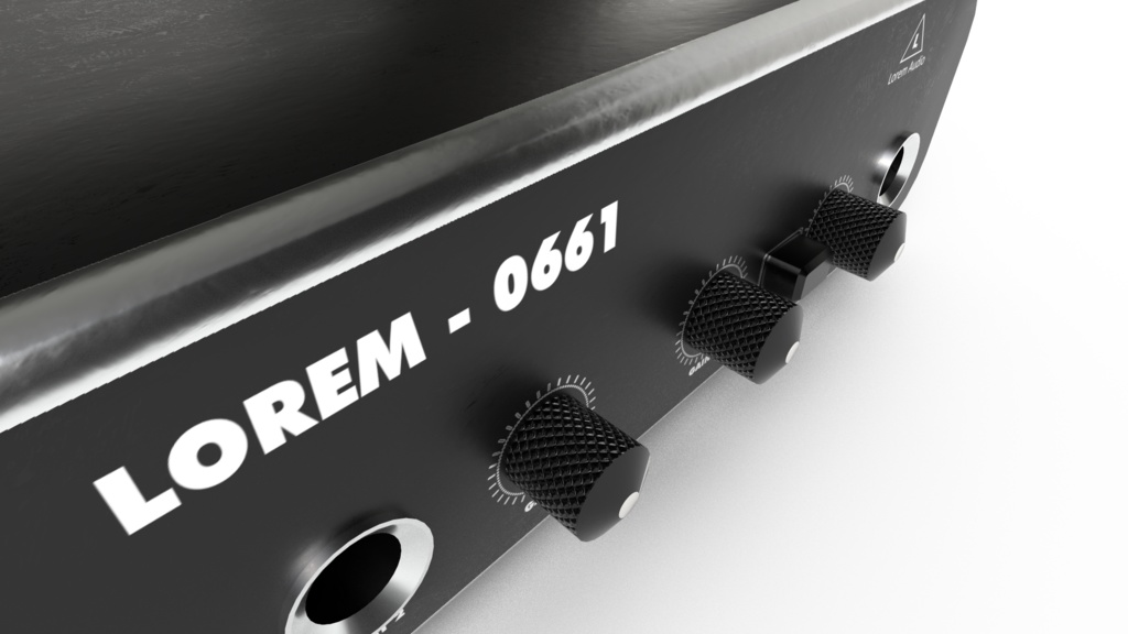 【VRChat想定】USBオーディオミキサー || USB Audio Mixer, VRchat ready, low-poly