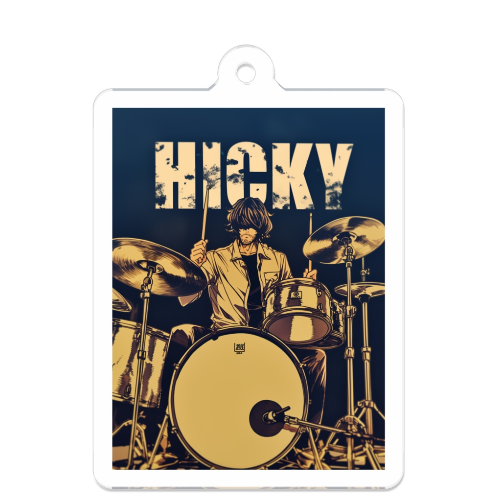 ドラマーキーホルダー