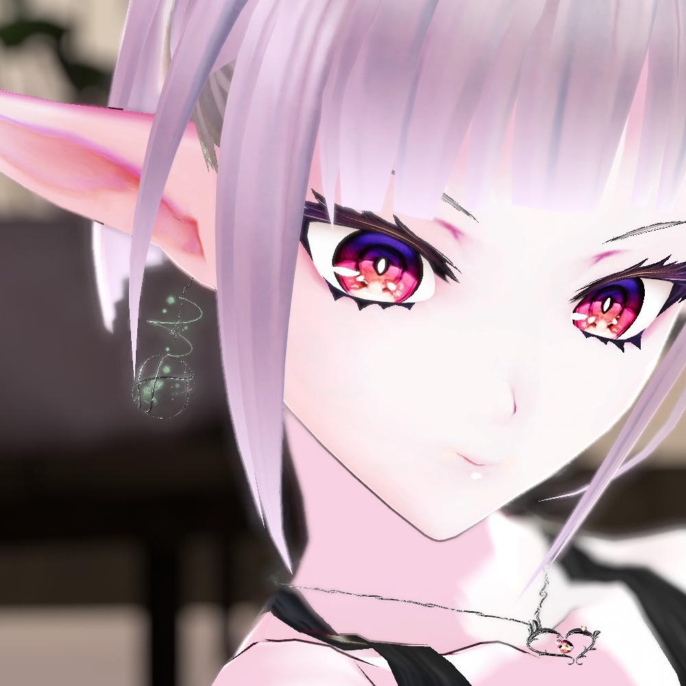 【VRChat想定】金魚ピアスセット