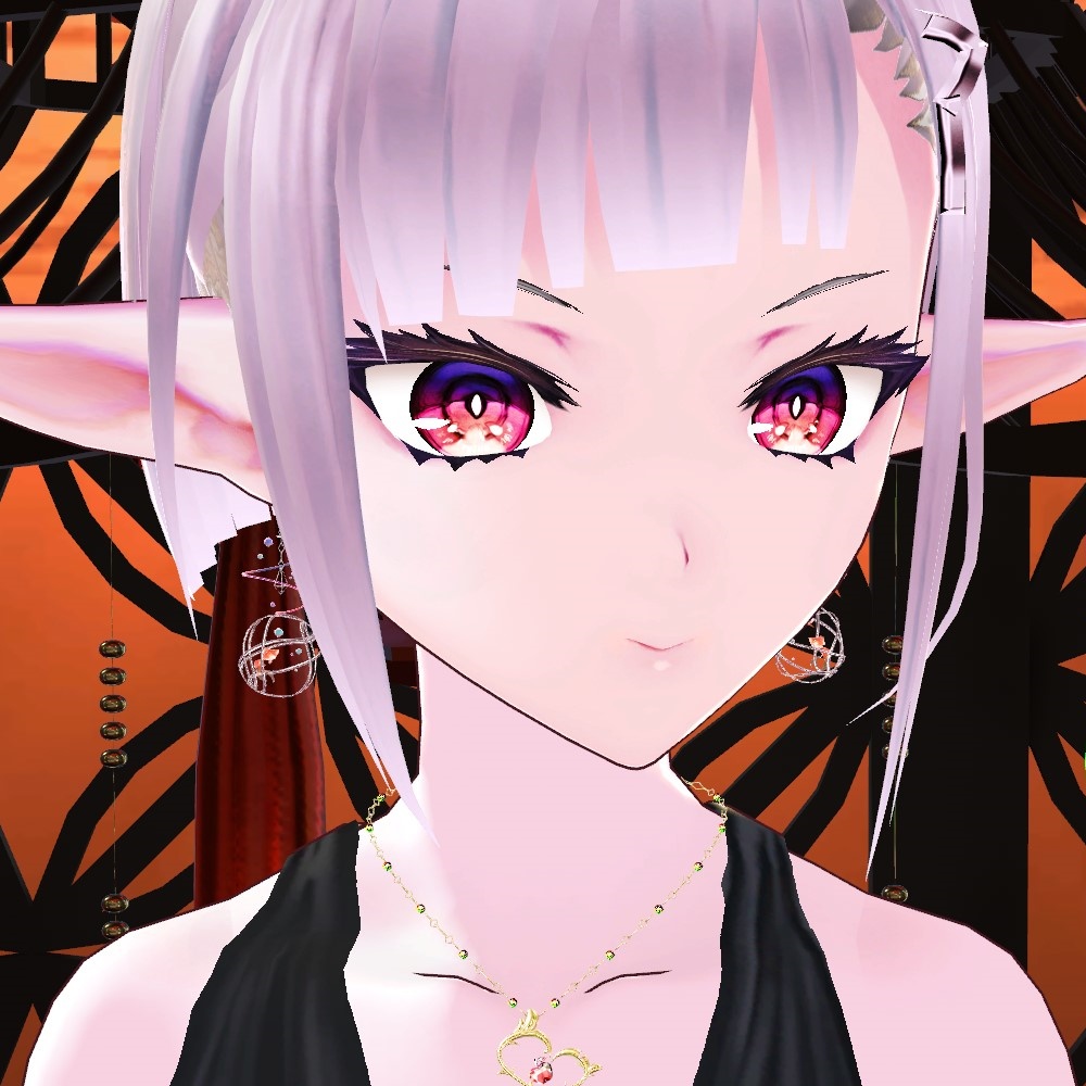 【VRChat想定】金魚ピアスセット