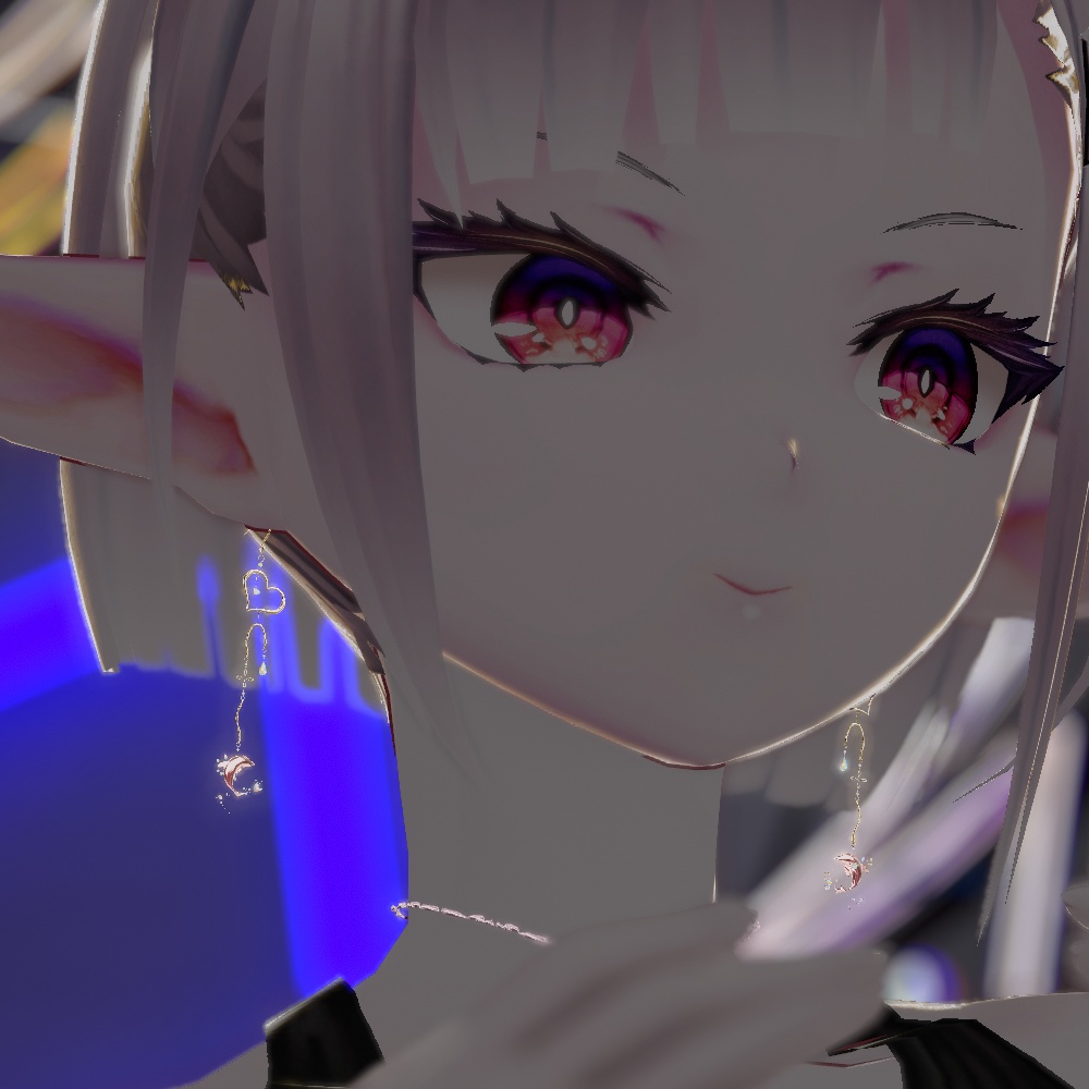 【VRChat想定】ドルフィンピアスセット