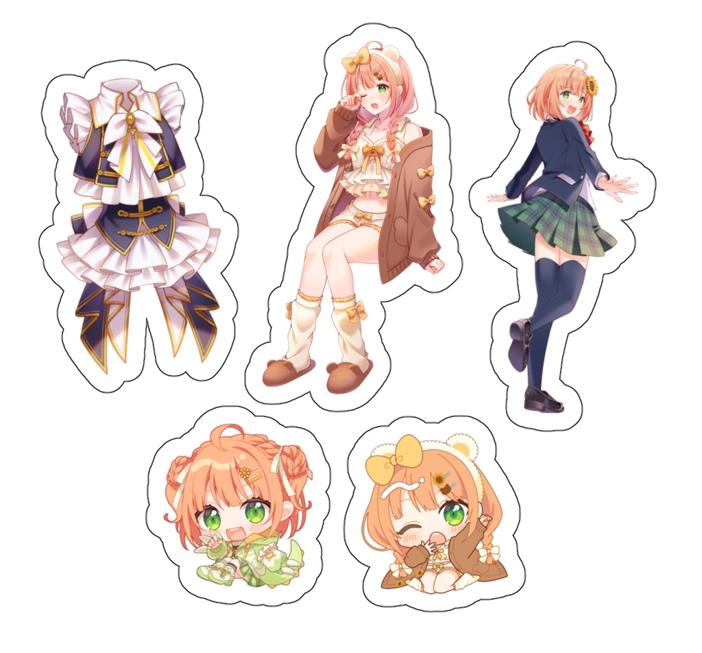 【非公式】本間ひまわり　シールセット