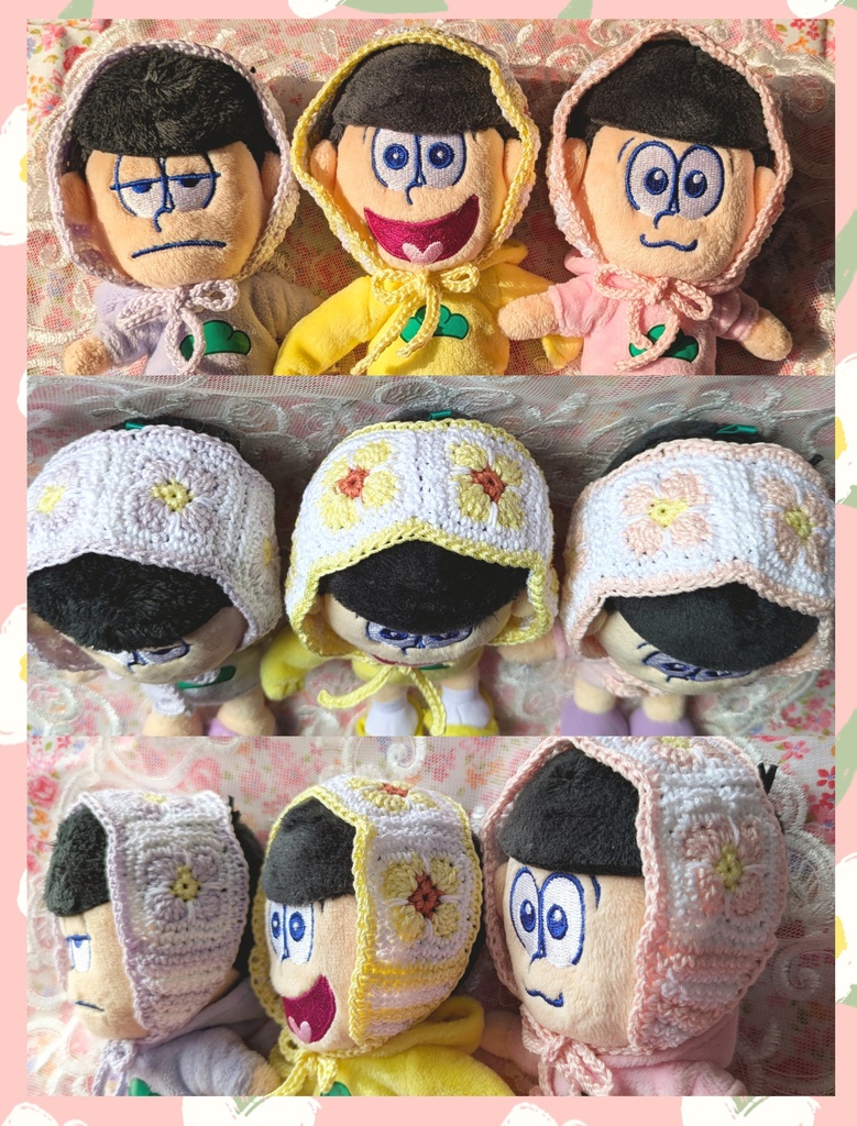 お花モチーフのヘッドバンド