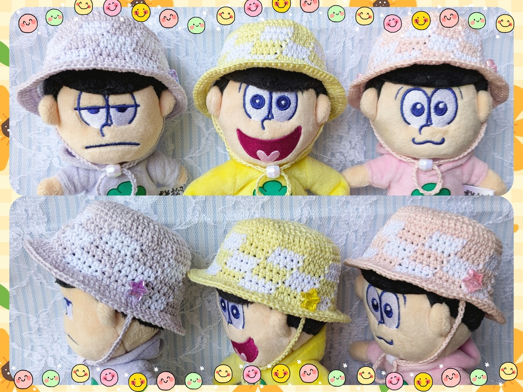 チェック柄ハット