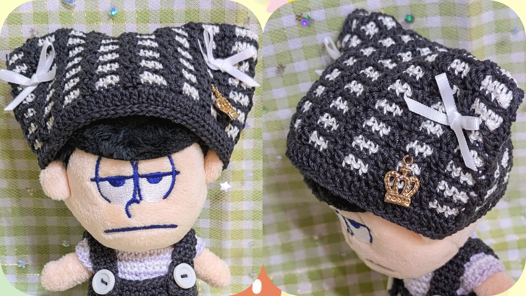 ポコポコワッフル帽子