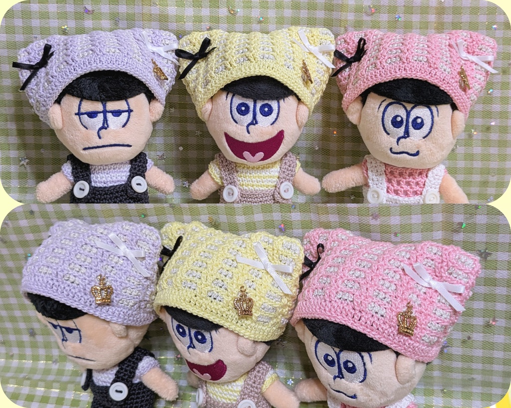 ポコポコワッフル帽子