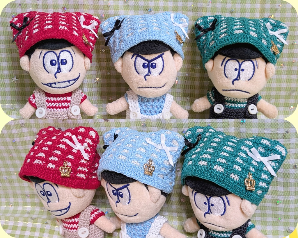 ポコポコワッフル帽子