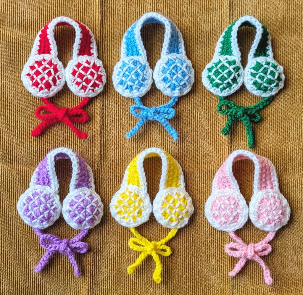 メロンパンみたいなイヤーマフラー