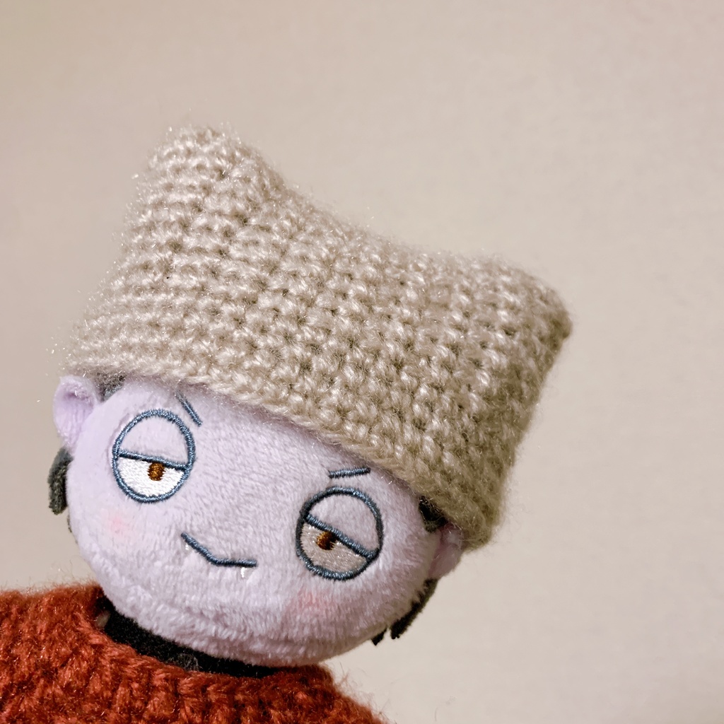 ⭐️ニットの帽子(ツノ)