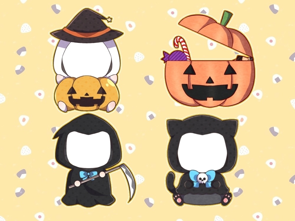 ハロウィン🎃SD素材