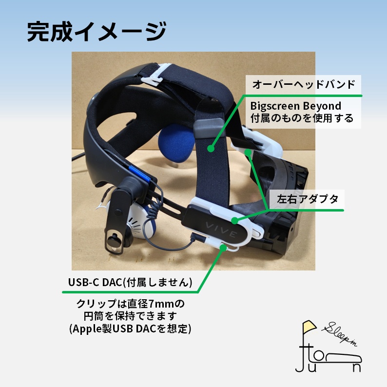 Bigscreen Beyond - Deluxe Audio Strap adapter