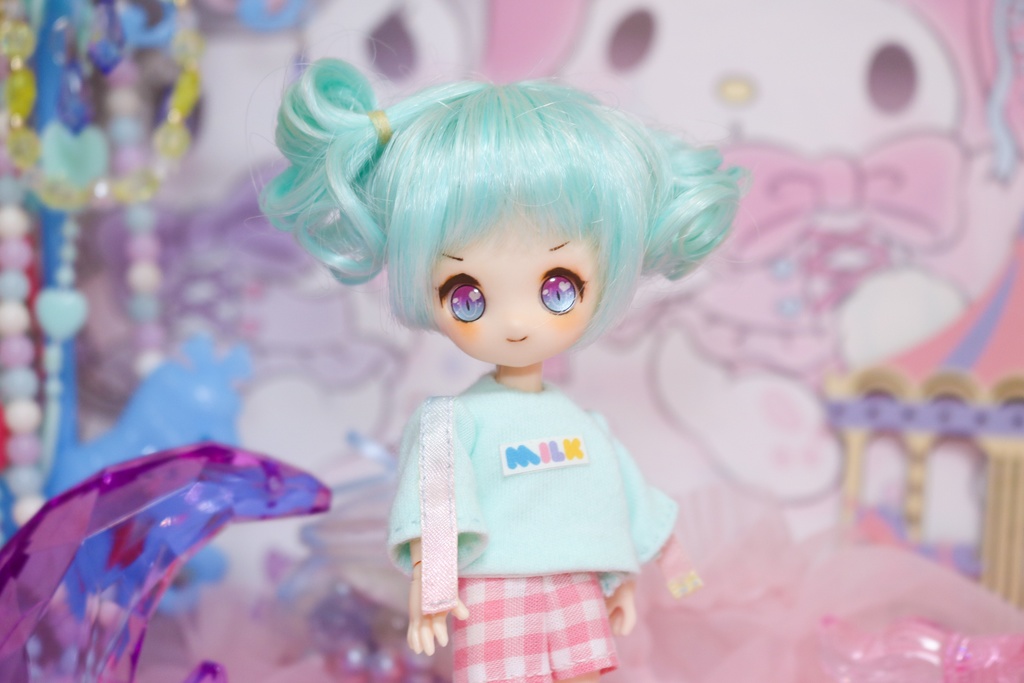 ワイド袖トップス(MILK)