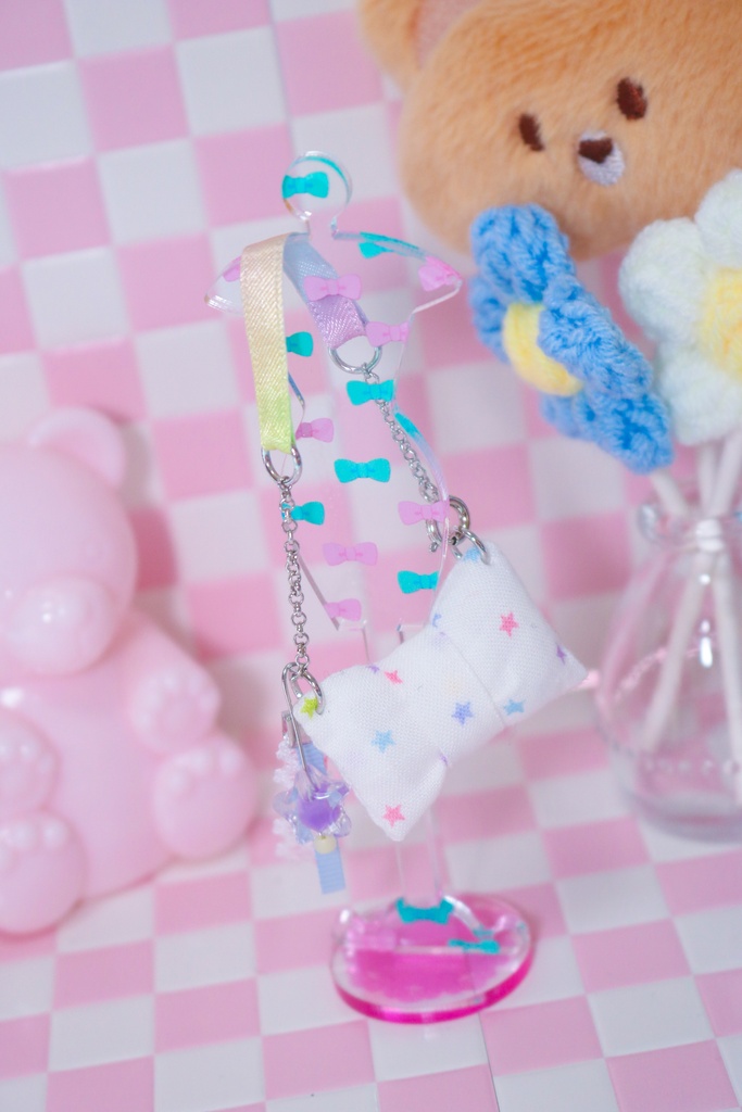 ふわふわリボンポシェット