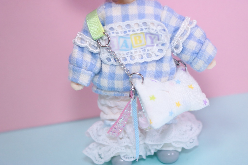 ふわふわリボンポシェット