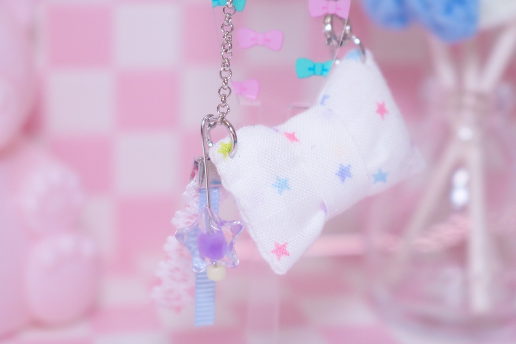 ふわふわリボンポシェット