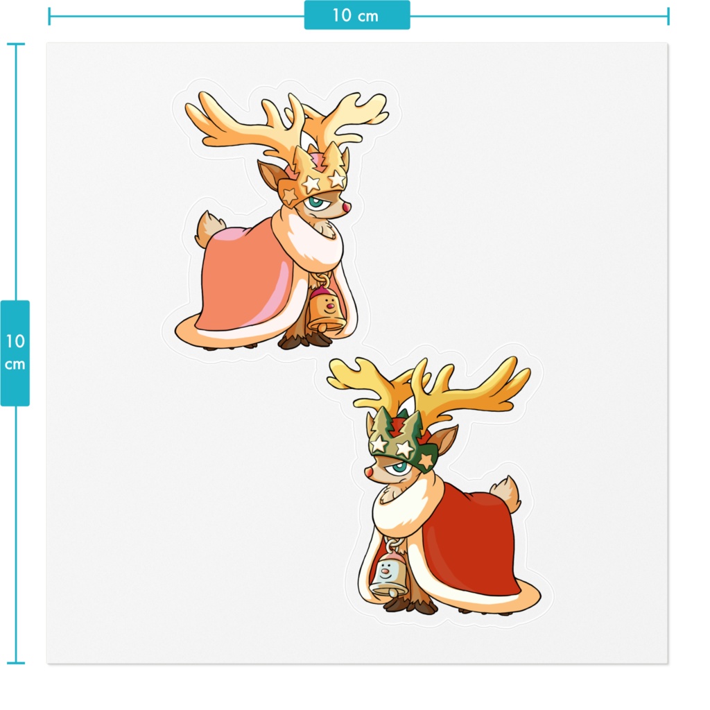 トナカイステッカー