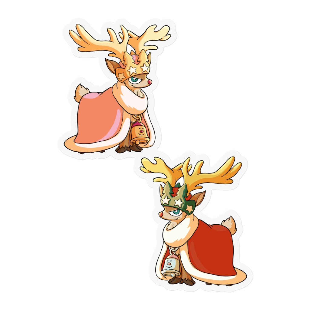 トナカイステッカー