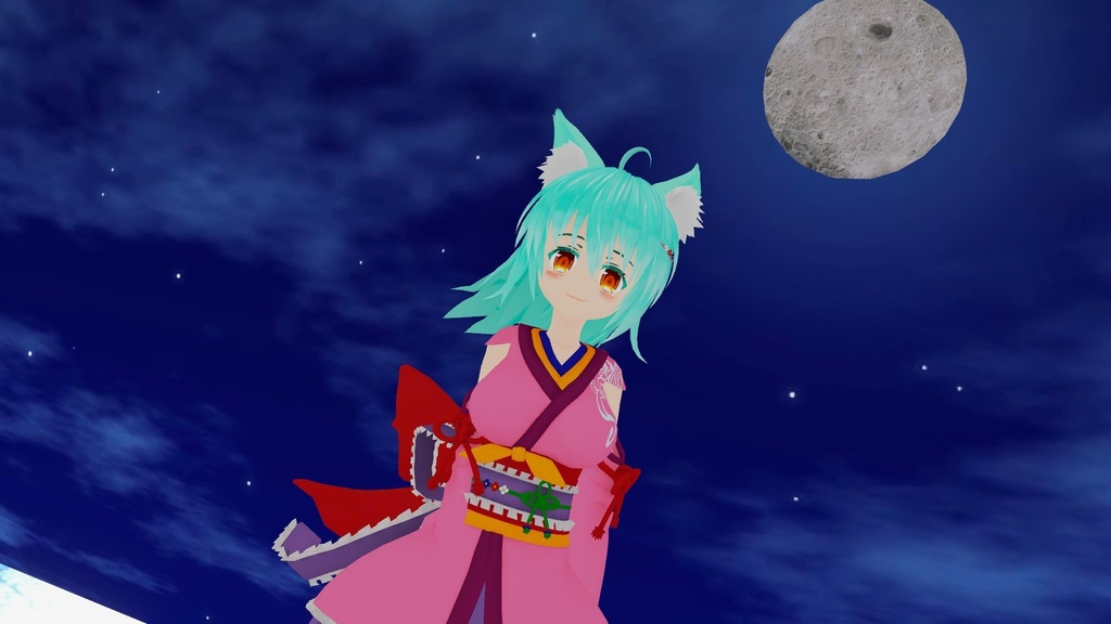 オリジナル3Dモデル「井原擦希(いはら さつき)」