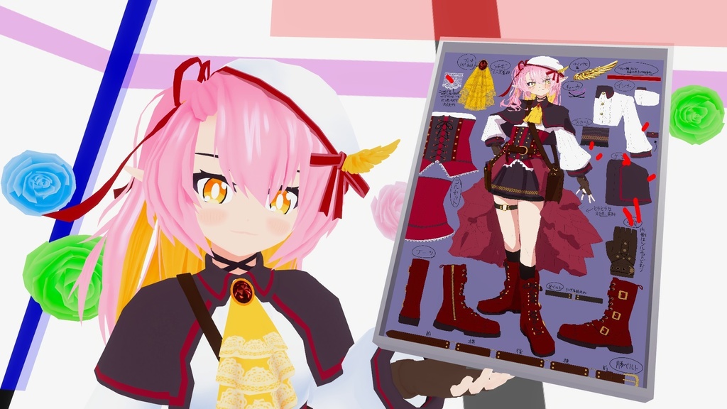 オリジナル3Dモデル「フィリス・ヘイル」