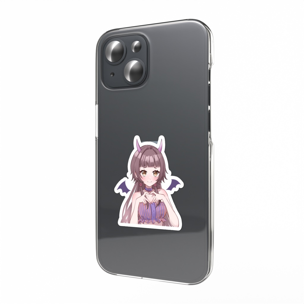 デビしゃぶちゃんスマホステッカー