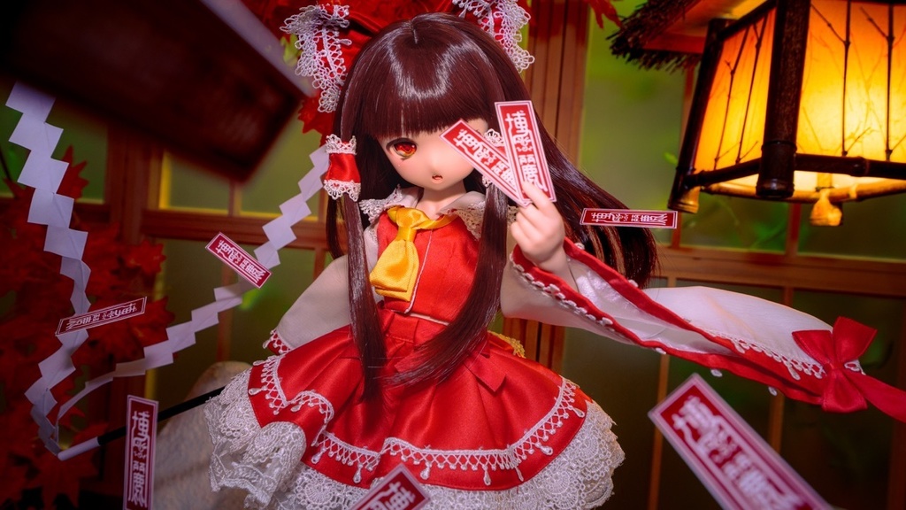 博麗霊夢 ドール服  衣装セット
