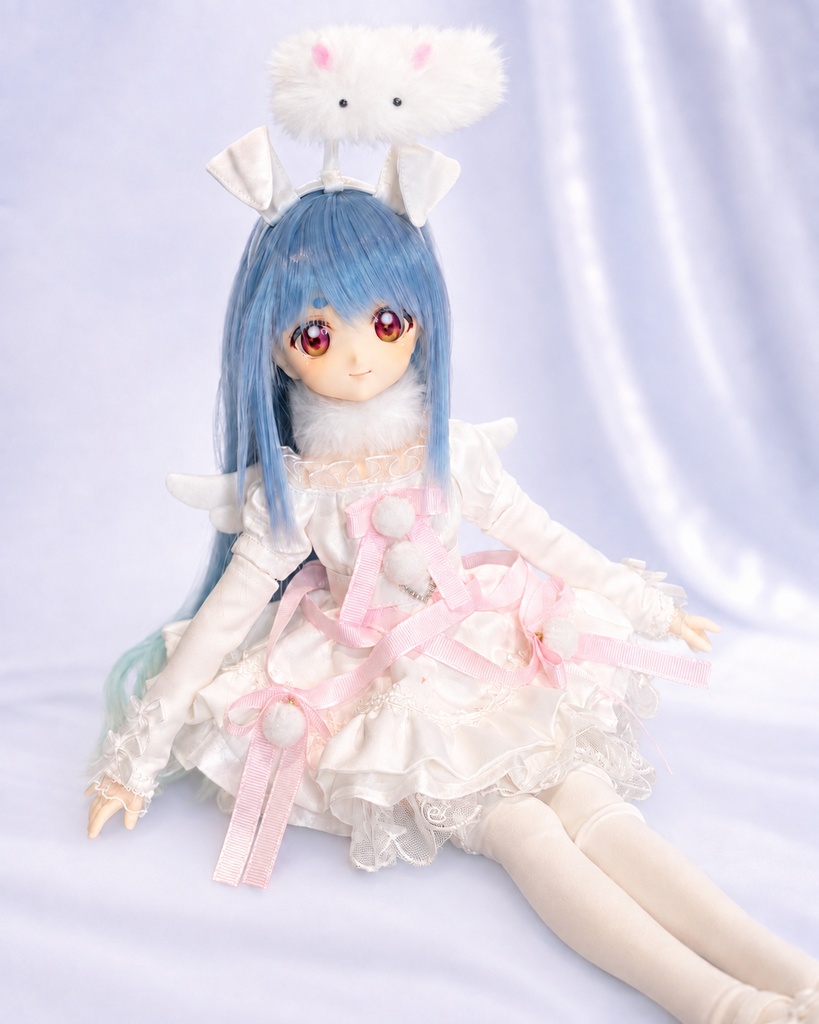 兎田ぺこら ドール服 天使衣装セット