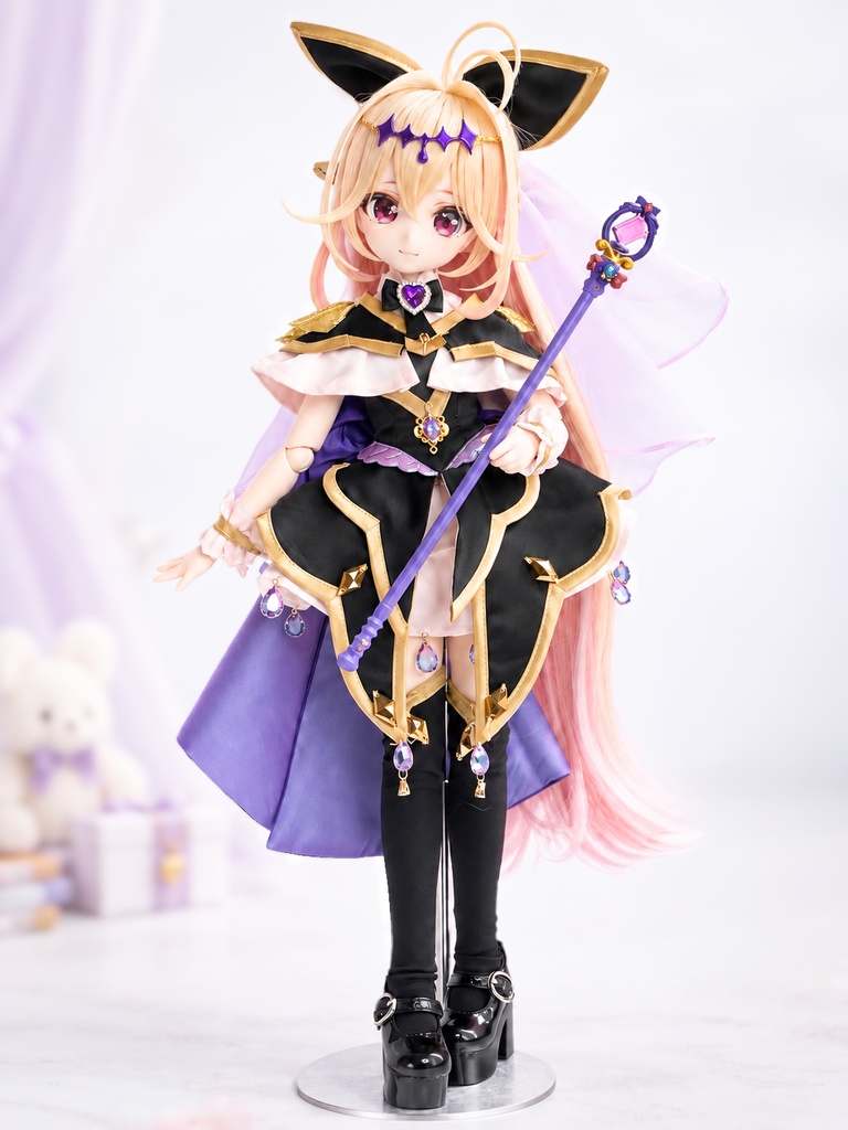 キュアアルカナ・シャドウ風 衣装セット (DD・MDD ドール服)