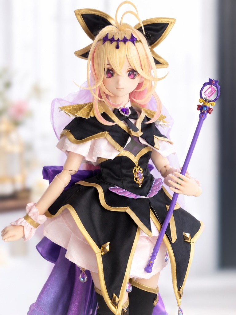 名探偵プリキュア 森亜ルルカ キュアアルカナ・シャドウ 衣装セット (DD・MDD ドール服) 