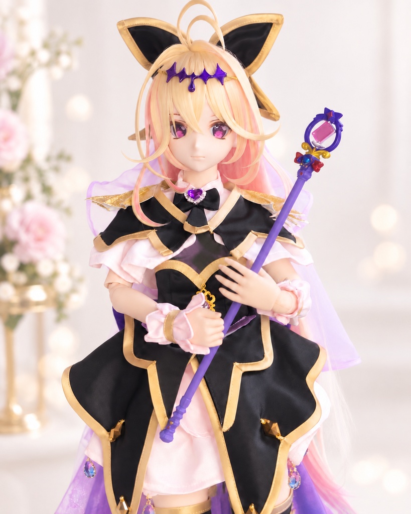 名探偵プリキュア 森亜ルルカ キュアアルカナ・シャドウ 衣装セット (DD・MDD ドール服) 