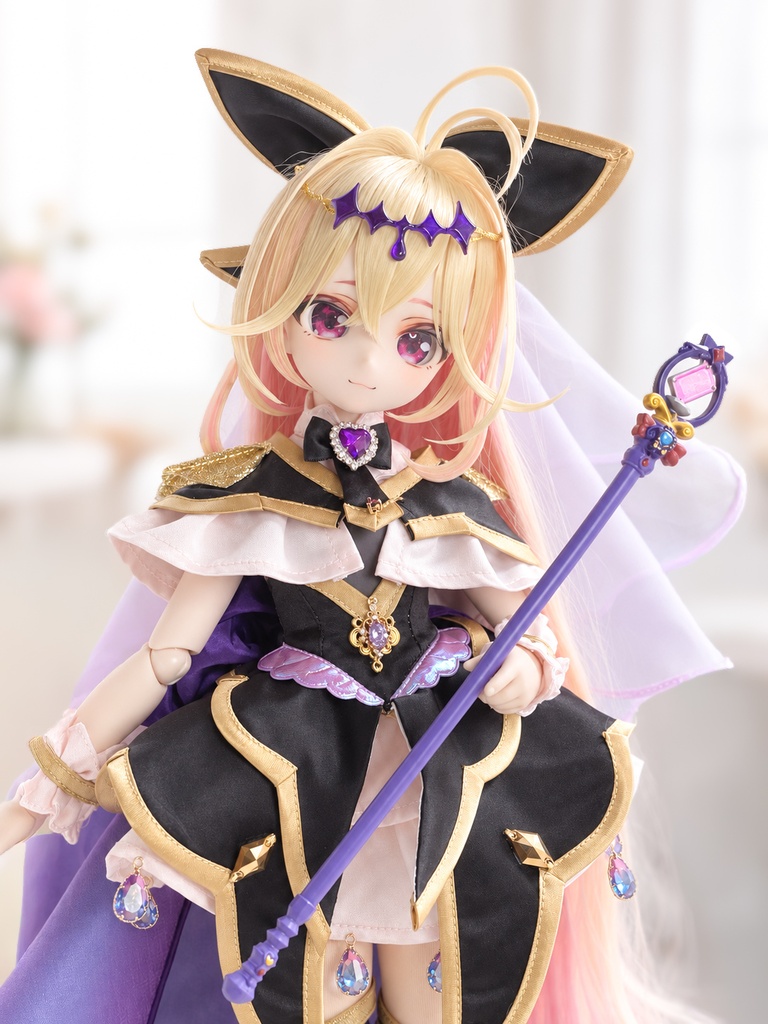 キュアアルカナ・シャドウ風 衣装セット (DD・MDD ドール服)