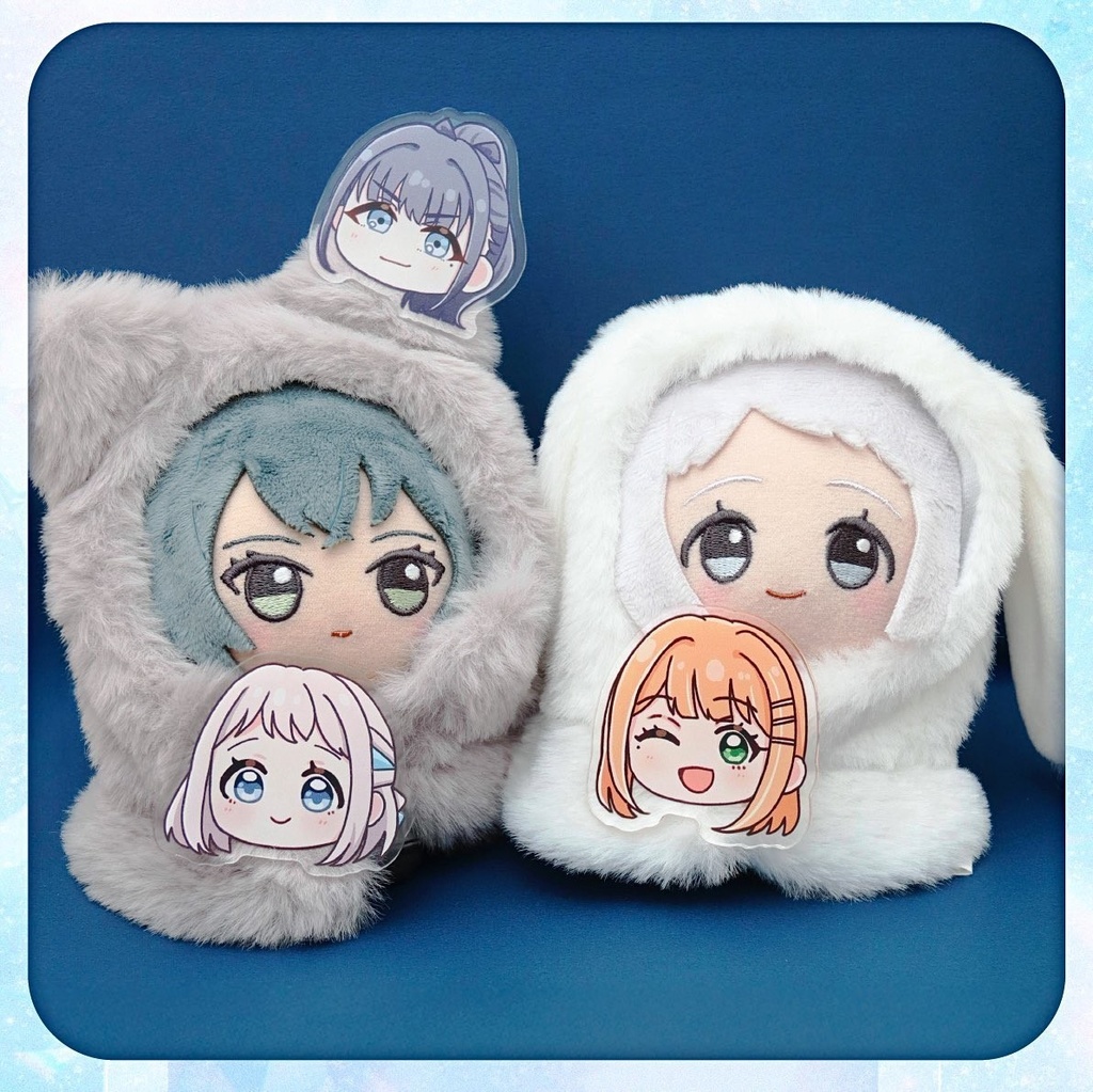 アクリルクリップバッジ