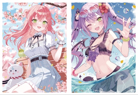 【スリーブ2種セット】さくらみこ&常闇トワ