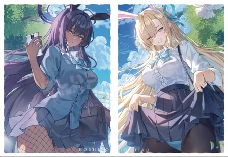 【スリーブ2種セット】ブルアカセット