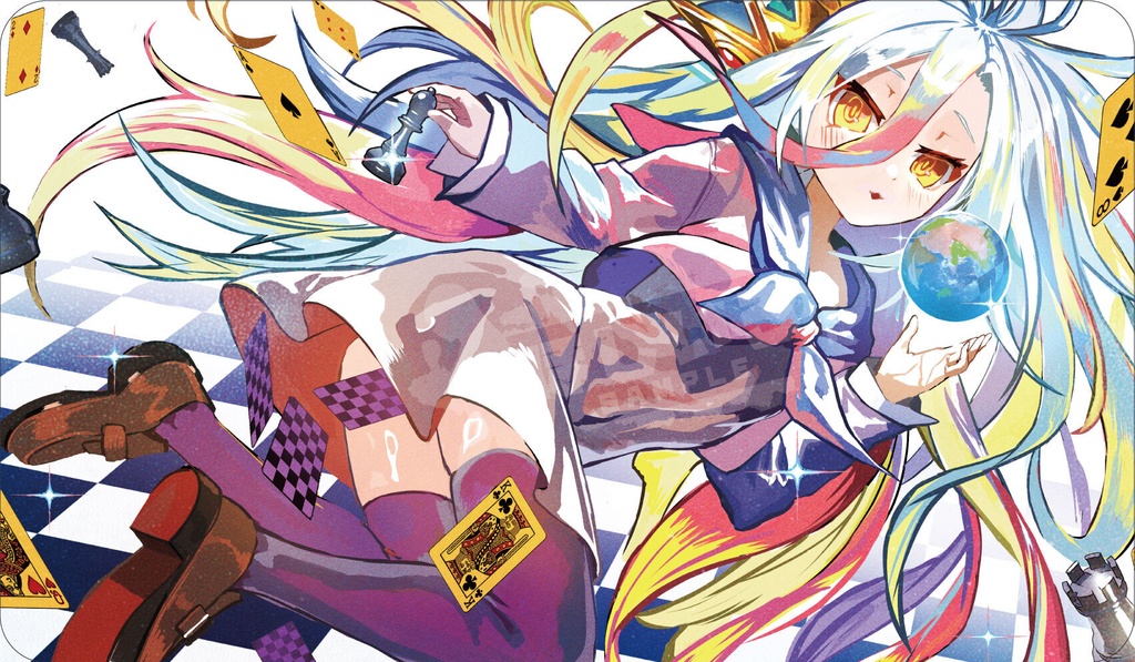【プレイマット】白