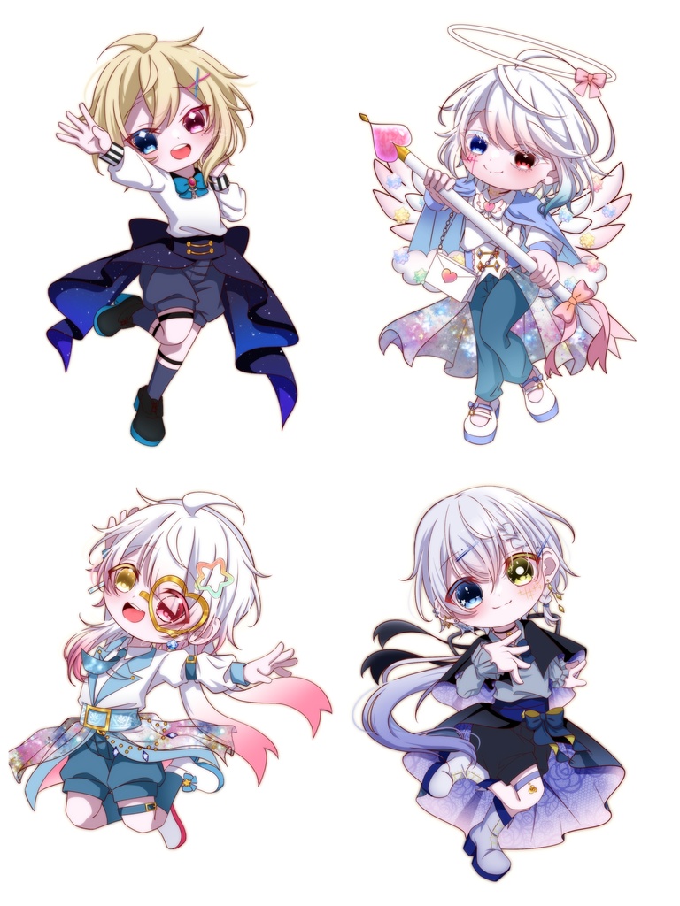 オリジナルミニキャライラスト制作