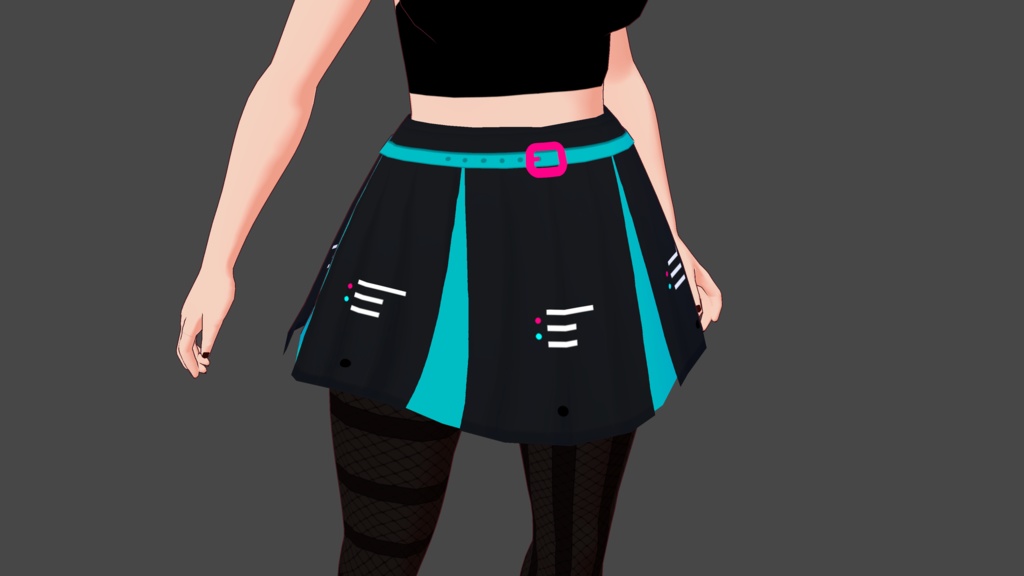 [Vroid - Clothes] Miku Skirt V6