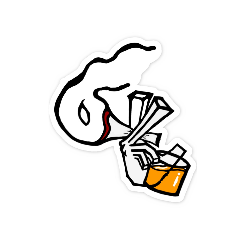 ロゴステッカー(大)