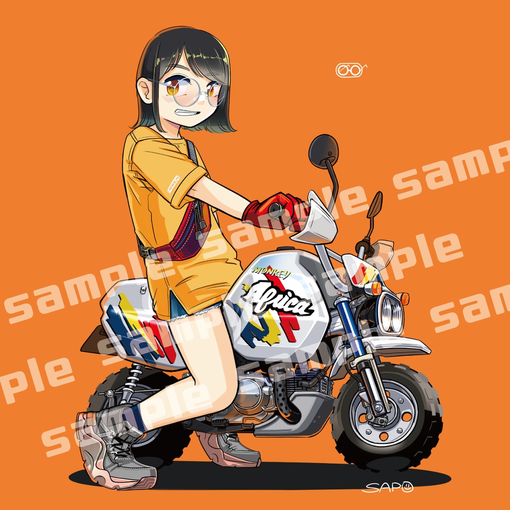 まるまるメガネちゃん：MONKEY AFRICA