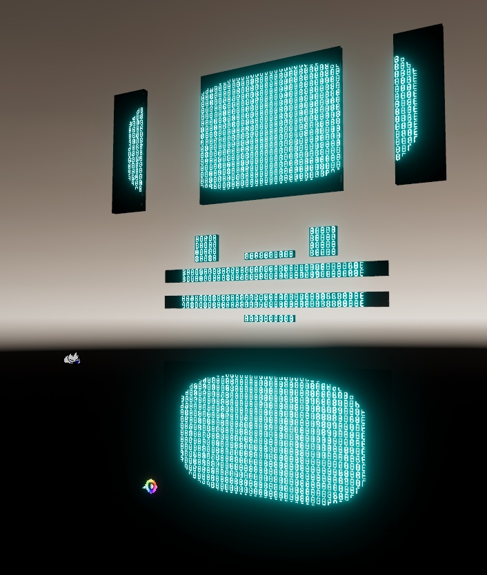 LCD 7 Segment Screen (with and without color picker)