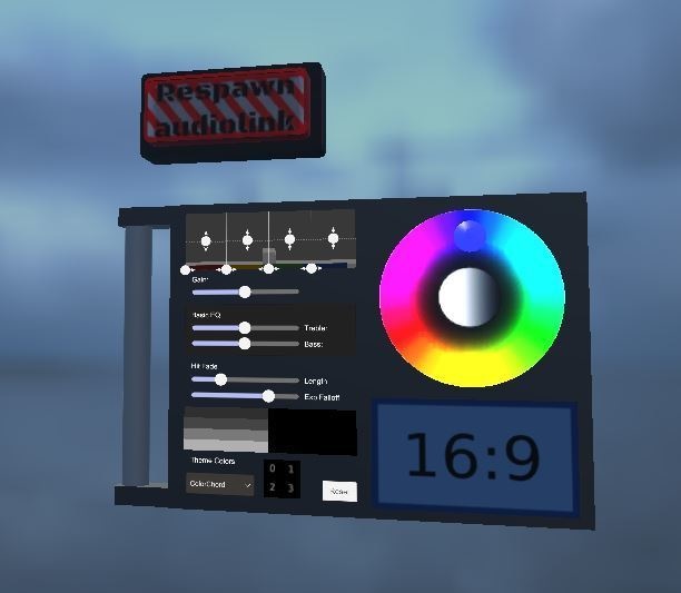 Color Picker AudioLink Panel 