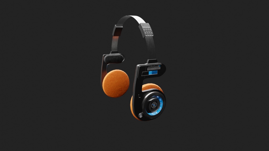 Headphones (high and low poly)